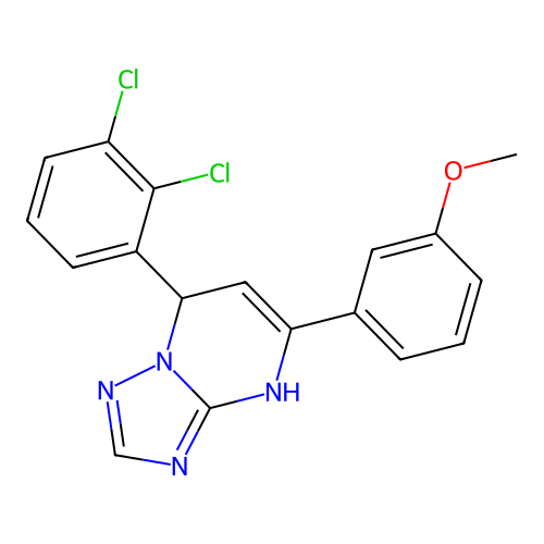 C18H14Cl2N4O structure