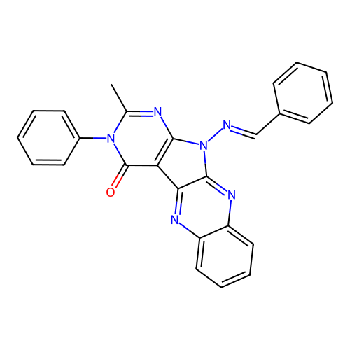 C26H18N6O structure