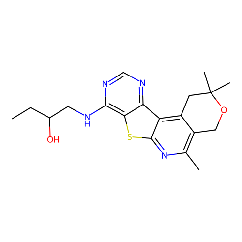 C19H24N4O2S structure