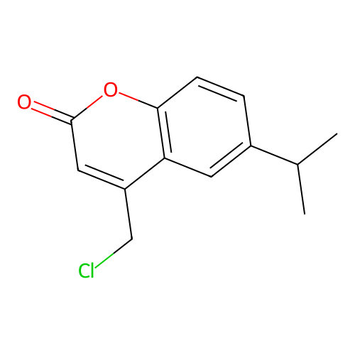 4-(Chloromethyl)-6-isopropyl-2H-chromen-2-one structure