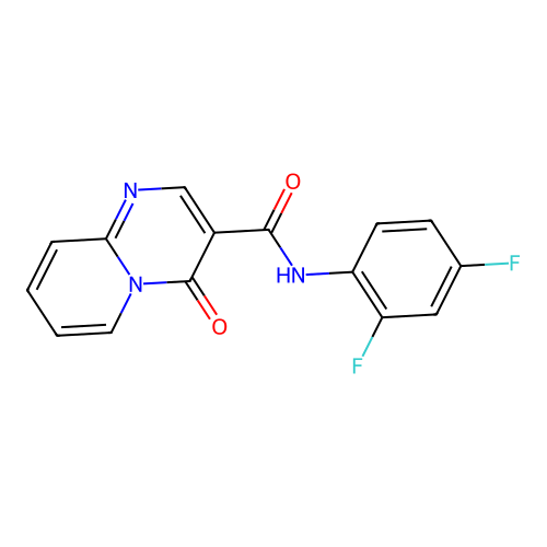 N-(2,4-difluorophenyl)-4-oxo-4H-pyrido[1,2-a]pyrimidine-3-carboxamide structure