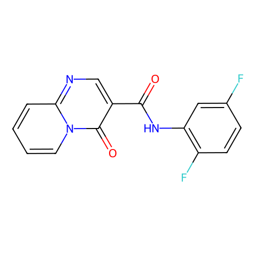N-(2,5-difluorophenyl)-4-oxo-4H-pyrido[1,2-a]pyrimidine-3-carboxamide structure