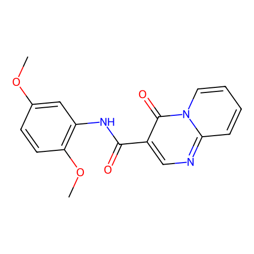 N-(2,5-dimethoxyphenyl)-4-oxo-4H-pyrido[1,2-a]pyrimidine-3-carboxamide structure