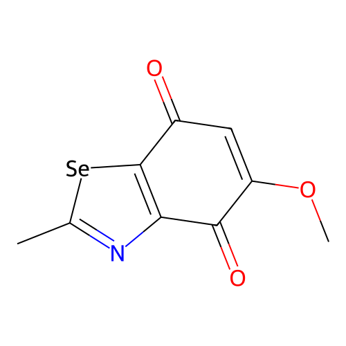 4,7-Benzoselenazoledione, 5-methoxy-2-methyl- structure