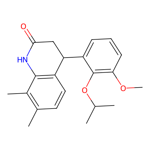 4-(3-methoxy-2-propan-2-yloxyphenyl)-7,8-dimethyl-3,4-dihydro-1H-quinolin-2-one structure