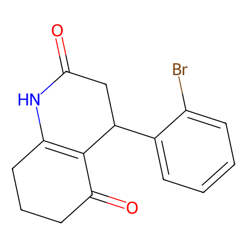 4-(2-Bromophenyl)-1,3,4,6,7,8-hexahydroquinoline-2,5-dione structure