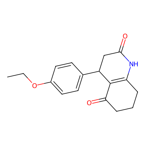 4-(4-Ethoxyphenyl)-1,3,4,6,7,8-hexahydroquinoline-2,5-dione structure