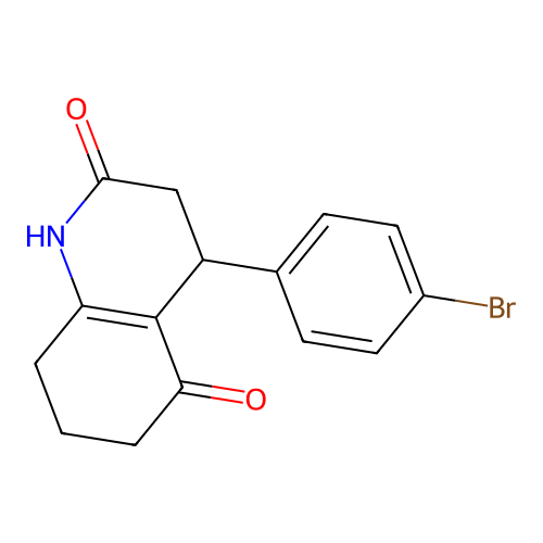 4-(4-Bromophenyl)-1,3,4,6,7,8-hexahydroquinoline-2,5-dione structure