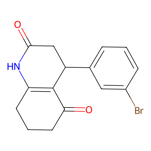 4-(3-Bromophenyl)-1,3,4,6,7,8-hexahydroquinoline-2,5-dione structure