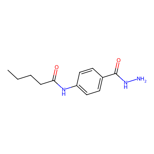 N-[4-(Hydrazinocarbonyl)phenyl]pentanamide structure