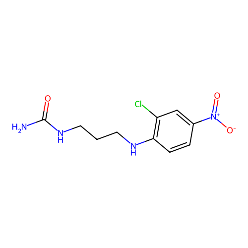 1-{3-[(2-Chloro-4-nitrophenyl)amino]propyl}urea structure