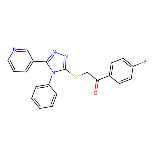 C21H15BrN4OS structure