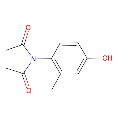 1-(4-Hydroxy-2-methylphenyl)pyrrolidine-2,5-dione structure