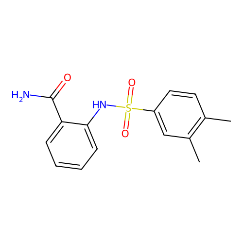2-{[(3,4-Dimethylphenyl)sulfonyl]amino}benzamide structure