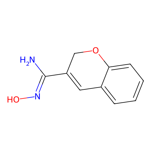 N-Hydroxy-2H-chromene-3-carboxamidine structure