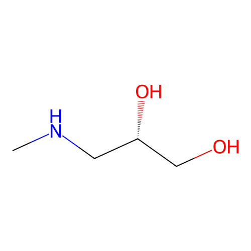(2S)-3-(methylamino)propane-1,2-diol structure
