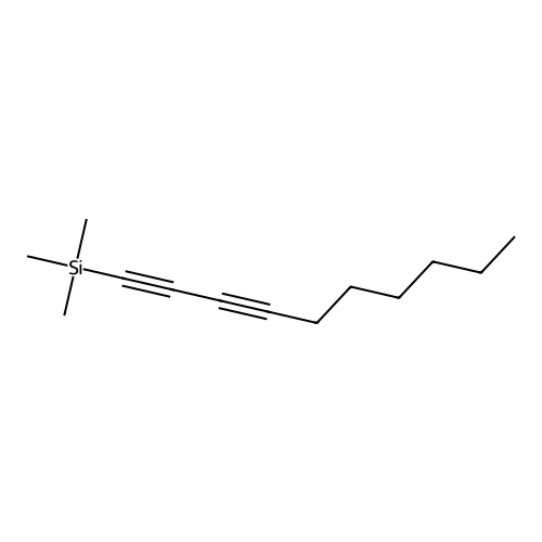 Silane, 1,3-decadiynyltrimethyl- structure