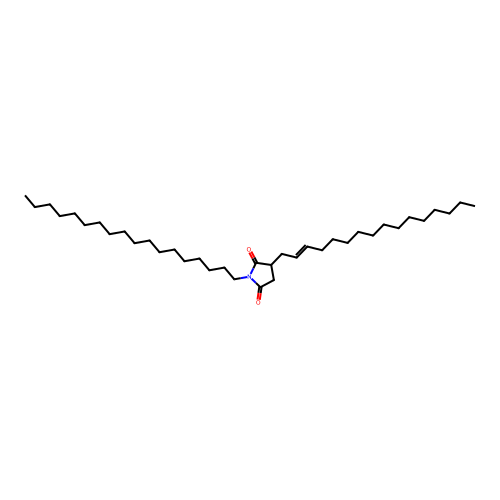 3-(Hexadec-2-enyl)-1-octadecylpyrrolidine-2,5-dione structure