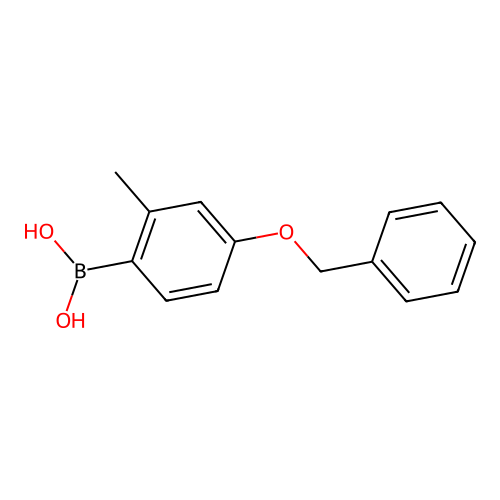 4-Benzyloxy-2-methylphenylboronic acid structure