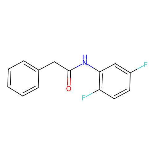 N-(2,5-difluorophenyl)-2-phenylacetamide structure