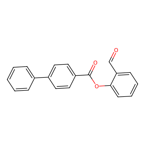 2-Formylphenyl 4-phenylbenzoate structure
