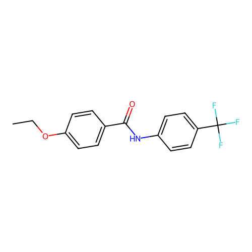 4-ethoxy-N-[4-(trifluoromethyl)phenyl]benzamide structure