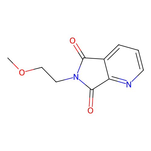 6-(2-Methoxyethyl)pyrrolo[3,4-b]pyridine-5,7-dione structure