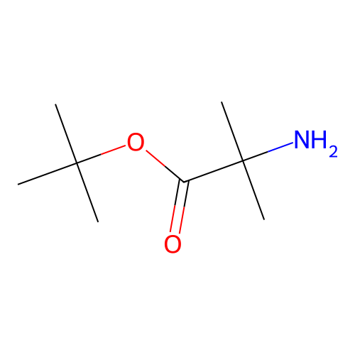 tert-Butyl 2-methylalaninate structure