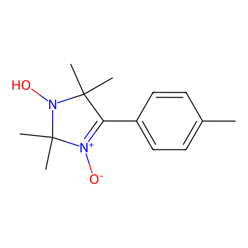 2,2,5,5-Tetramethyl-4-(4-methylphenyl)-2,5-dihydro-1H-imidazol-1-ol 3-oxide structure