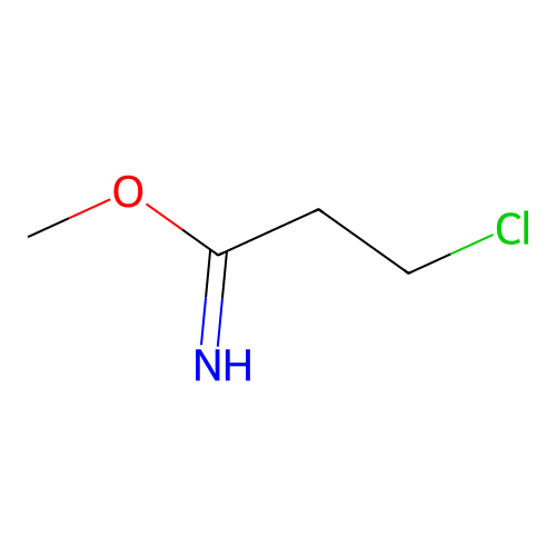 Methyl 3-chloropropanimidate structure