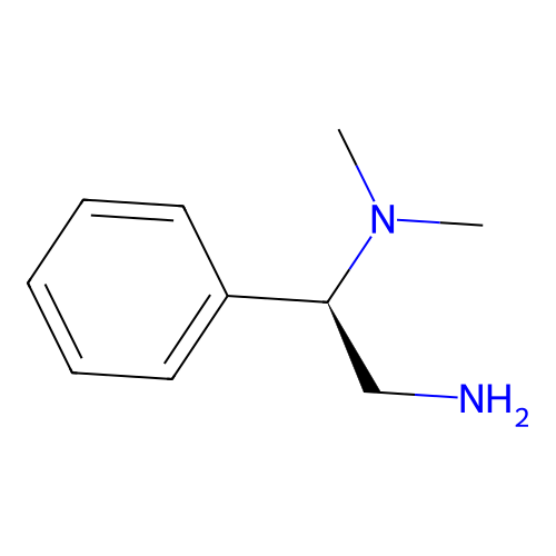 [(1R)-2-amino-1-phenylethyl]dimethylamine structure