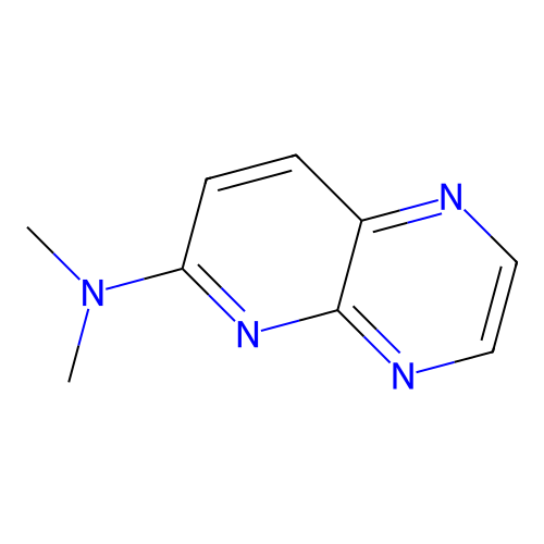 N,N-dimethylpyrido[2,3-b]pyrazin-6-amine structure
