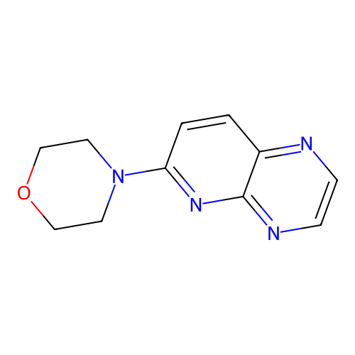 4-Pyrido[2,3-b]pyrazin-6-ylmorpholine structure