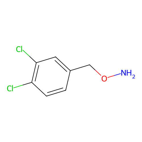 o-(3,4-Dichlorobenzyl)hydroxylamine structure