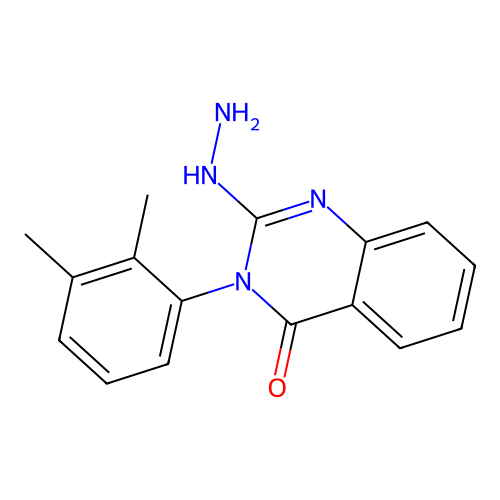 3-(2,3-dimethylphenyl)-2-hydrazinoquinazolin-4(3H)-one structure