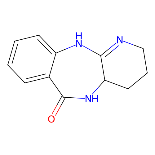 1H-Pyrido[2,3-b]-1,4-benzodiazepin-6-one, 2,3,4,4a,5,6-hexahydro- structure