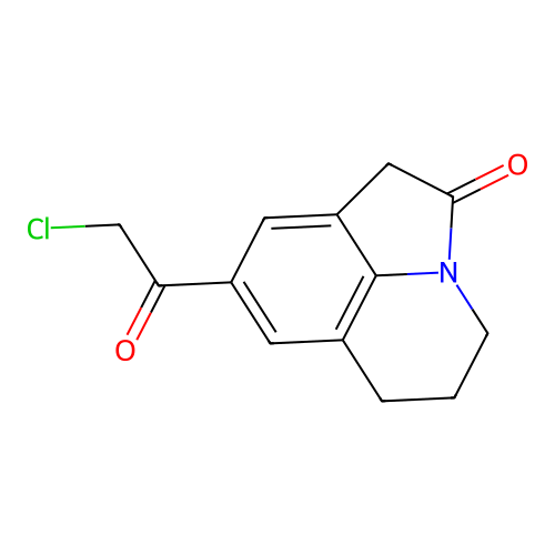 8-(2-Chloroacetyl)-5,6-dihydro-4H-pyrrolo[3,2,1-ij]quinolin-2(1H)-one structure