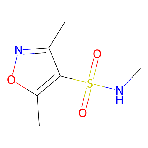 N,3,5-trimethyl-1,2-oxazole-4-sulfonamide structure