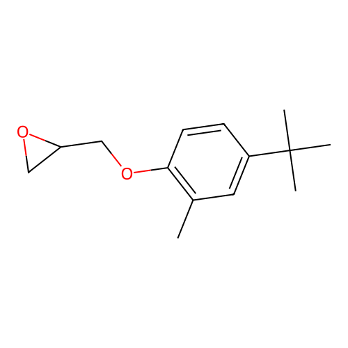 2-[(4-Tert-butyl-2-methylphenoxy)methyl]oxirane structure