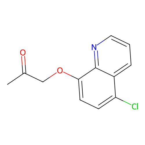 1-((5-Chloroquinolin-8-yl)oxy)propan-2-one structure