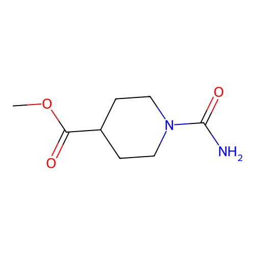 Methyl 1-carbamoylpiperidine-4-carboxylate structure