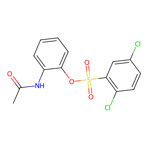 2-(Acetylamino)phenyl 2,5-dichlorobenzenesulfonate structure