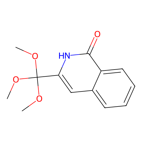 3-(Trimethoxymethyl)-1,2-dihydroisoquinolin-1-one structure