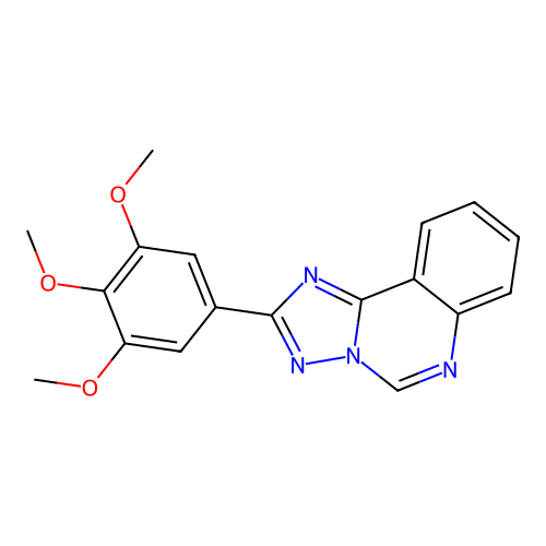 2-(3,4,5-Trimethoxyphenyl)-[1,2,4]triazolo[1,5-c]quinazoline structure