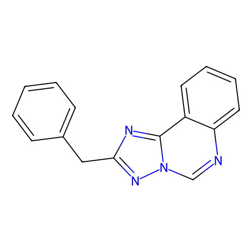 2-Benzyl-[1,2,4]triazolo[1,5-c]quinazoline structure