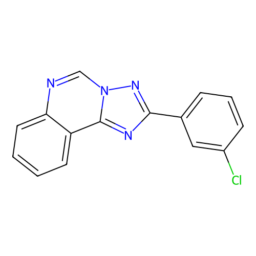 2-(3-Chlorophenyl)-[1,2,4]triazolo[1,5-c]quinazoline structure