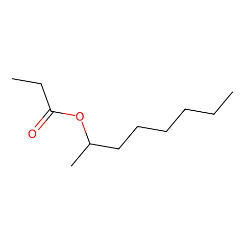 丙酸1-甲基庚酯 structure