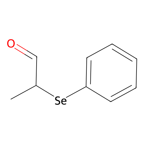 Propanal, 2-(phenylseleno)- structure