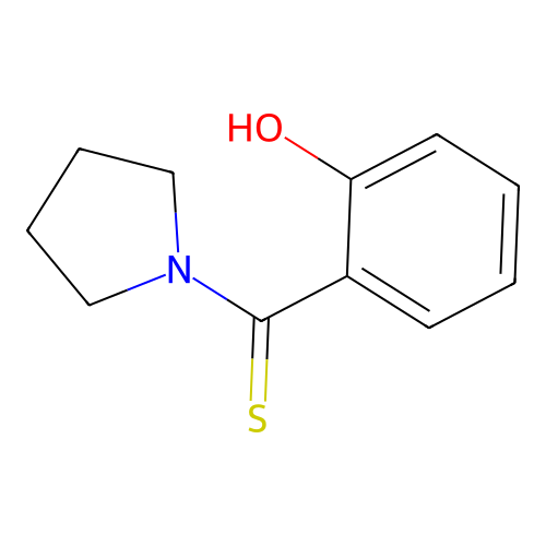 (2-Hydroxyphenyl)(Pyrrolidin-1-Yl)methanethione structure
