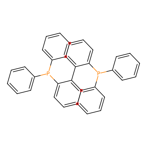 2,2'-Bis(diphenylphosphino)-1,1'-biphenyl structure